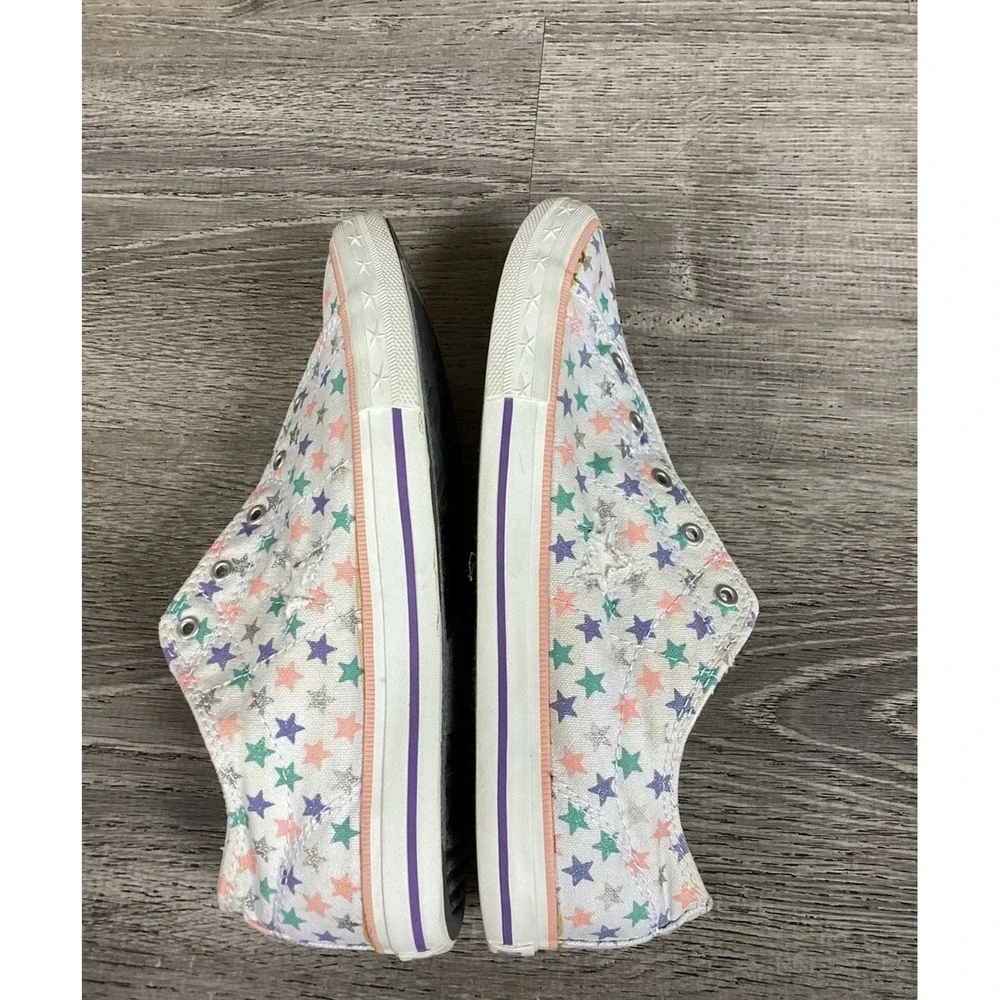 Converse Youth Size 6 Slip On Shoes Girls One Star Sneakers Stars 614979FT